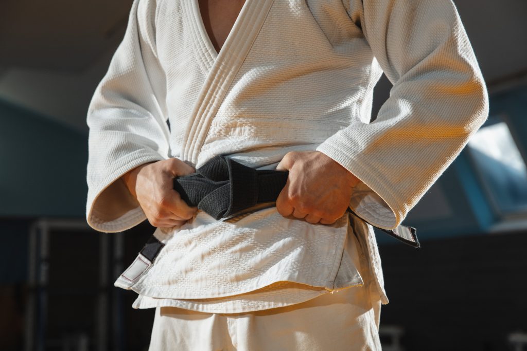 Young Judo Fighter In Kimono Posing Comfident In T 2021 08 27 15 26 59 Utc